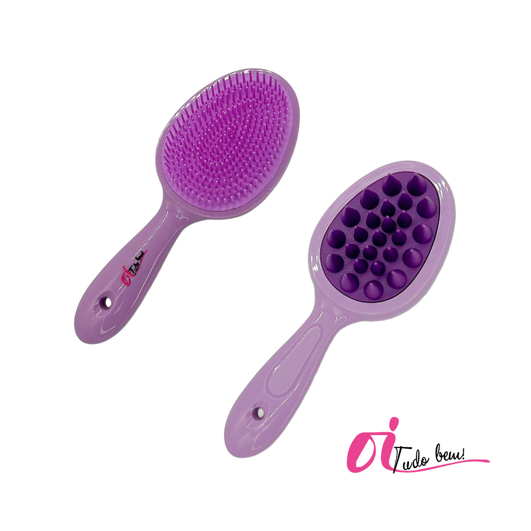 Cepillo masajeador 2 en 1 Marca Oi Tudo Bem Tienda SB100DOBRASIL