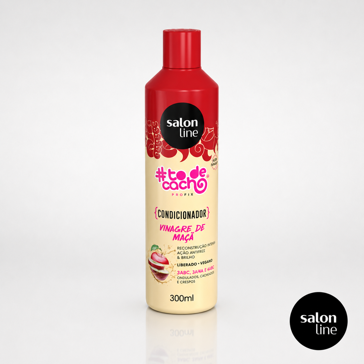 Todecacho Acondicionador Vinagre de Manzana 300 ml Marca Salon Line Tienda SB100DOBRASIL Chile