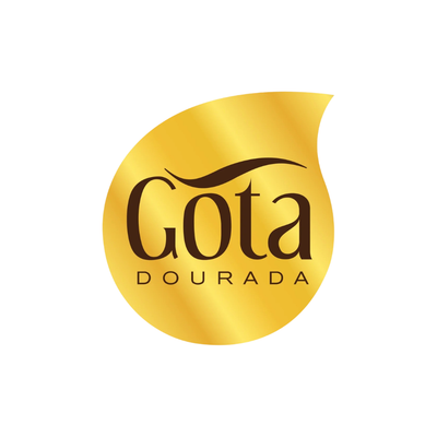 Logo de la marca "Gota Dourada"