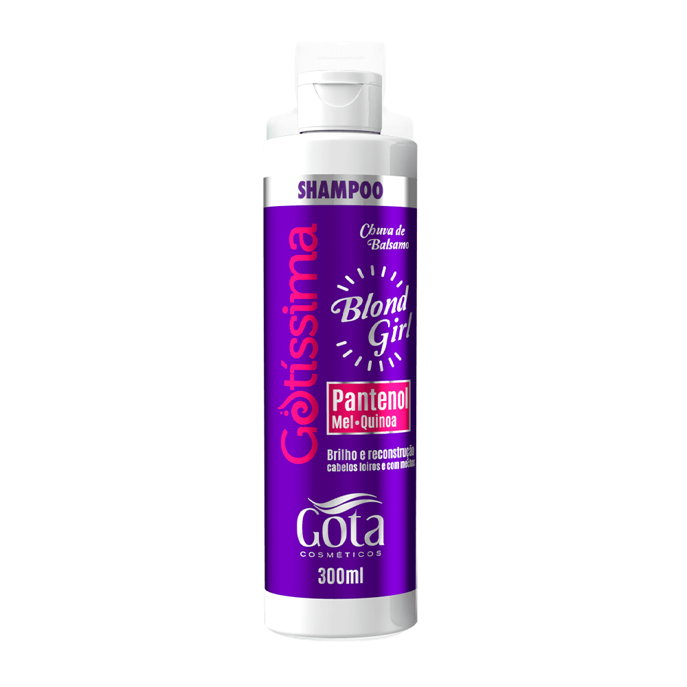 Shampoo Gotisima Blond Girl chuva de balsamo 300 ml