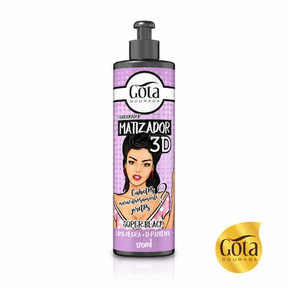 acondicionador matizador super black gota dourada