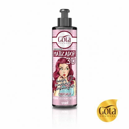 acondicionador matizador marsala gota dourada