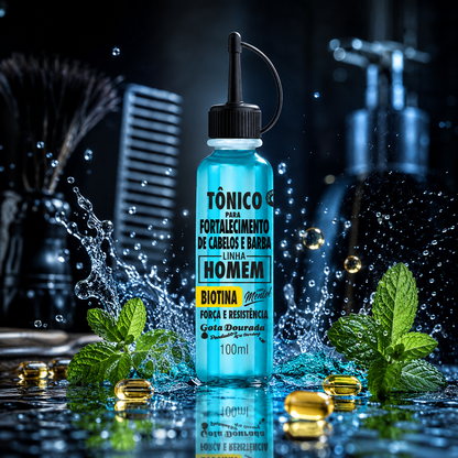 Tonico Fortalecimento Homem Biotina - 100ml Marca Gota Dorada - Chile