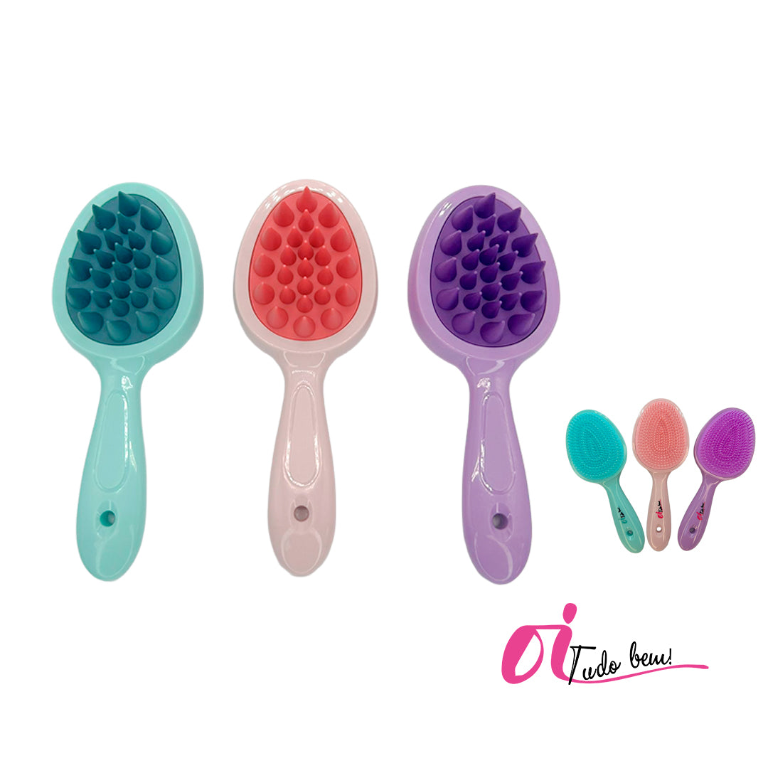 Cepillo masajeador 2 en 1 Marca Oi Tudo Bem Tienda SB100DOBRASIL