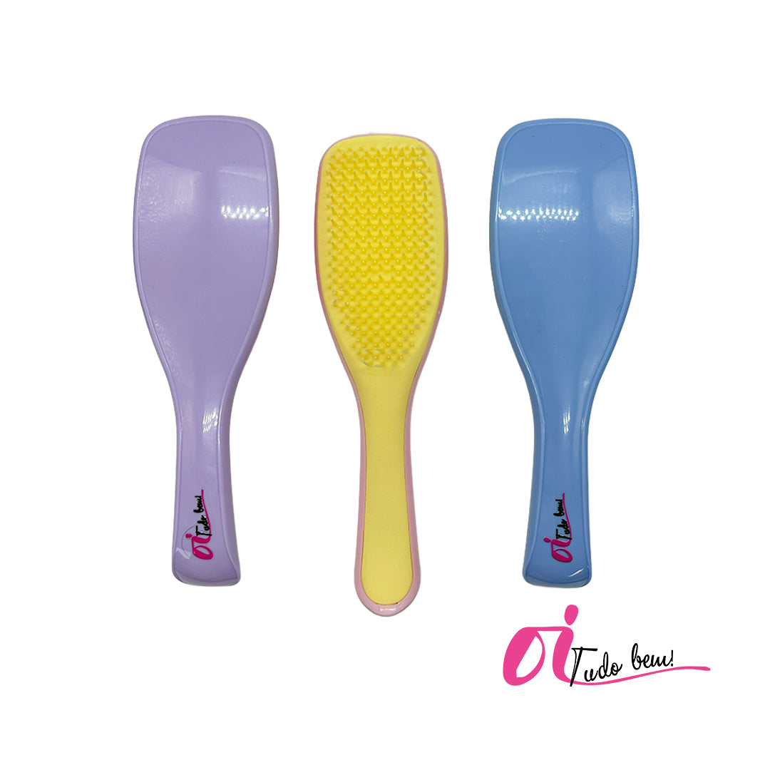 Cepillo Bicolor desenredante Antifrizz Marca Oi Tudo Bem Tienda SB100DOBRASIL  Chile