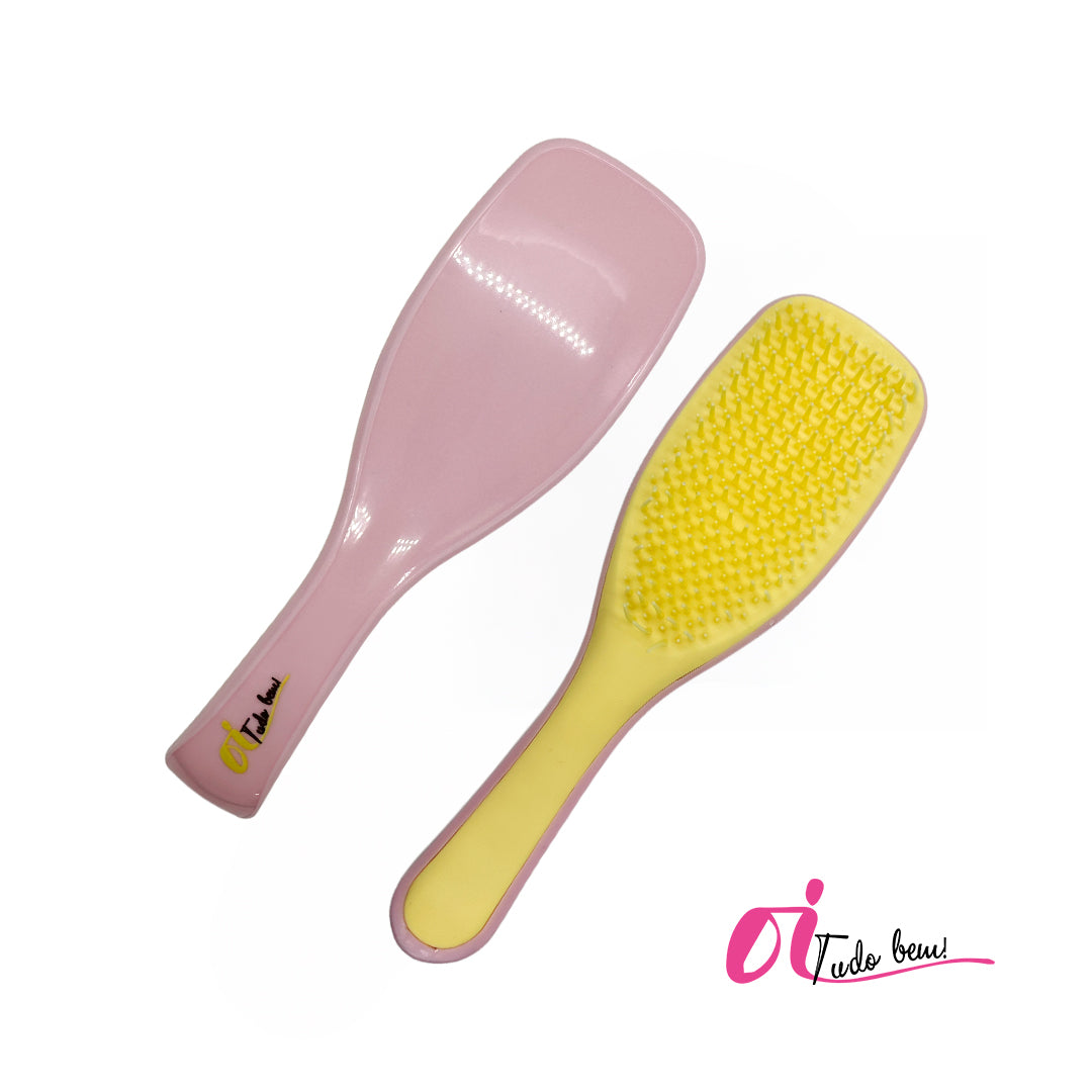 Cepillo Bicolor desenredante Antifrizz Marca Oi Tudo Bem Tienda SB100DOBRASIL  Chile