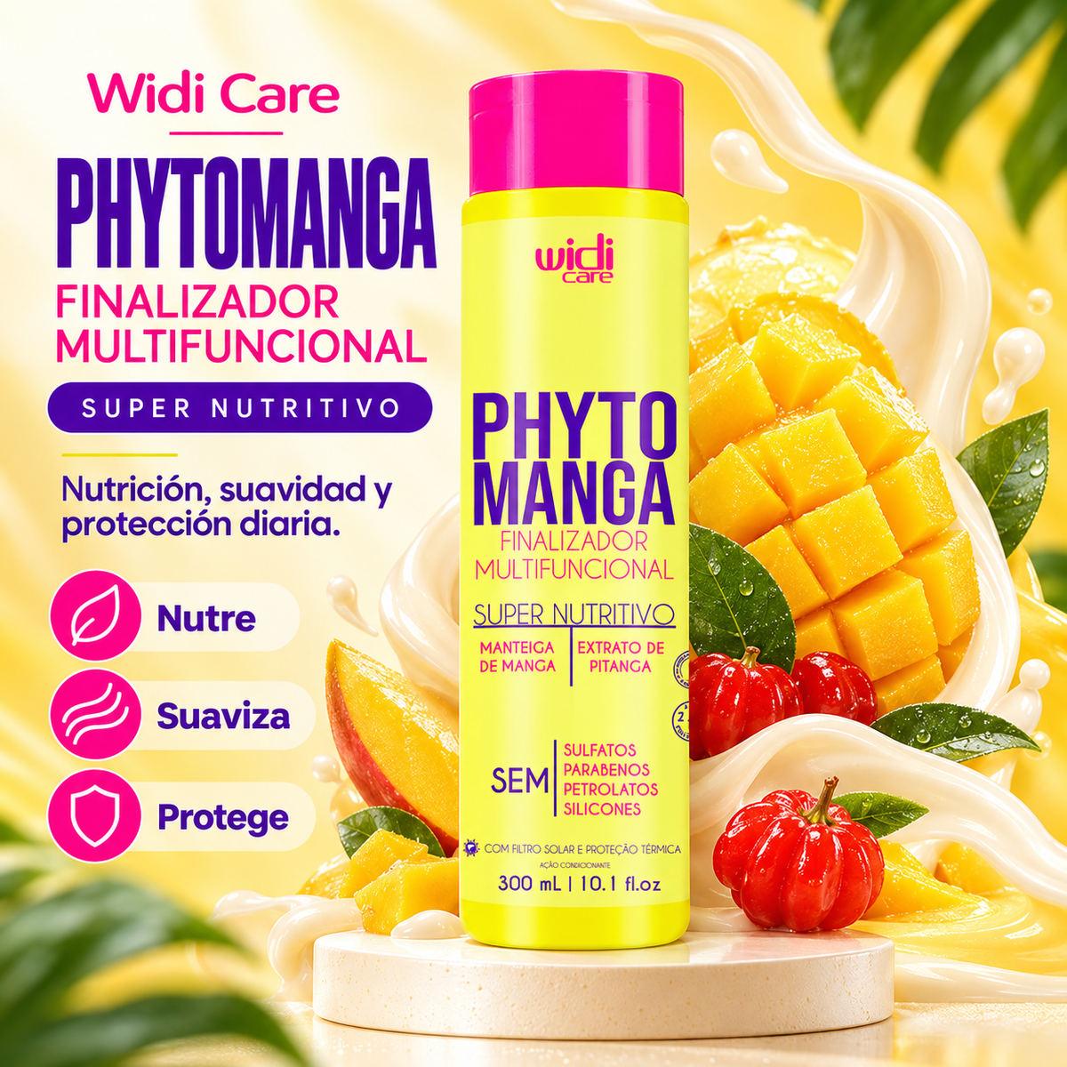 PhytoManga Finalizador Multifuncional Super Nutritivo 300 ml Marca Widi Care - Chile