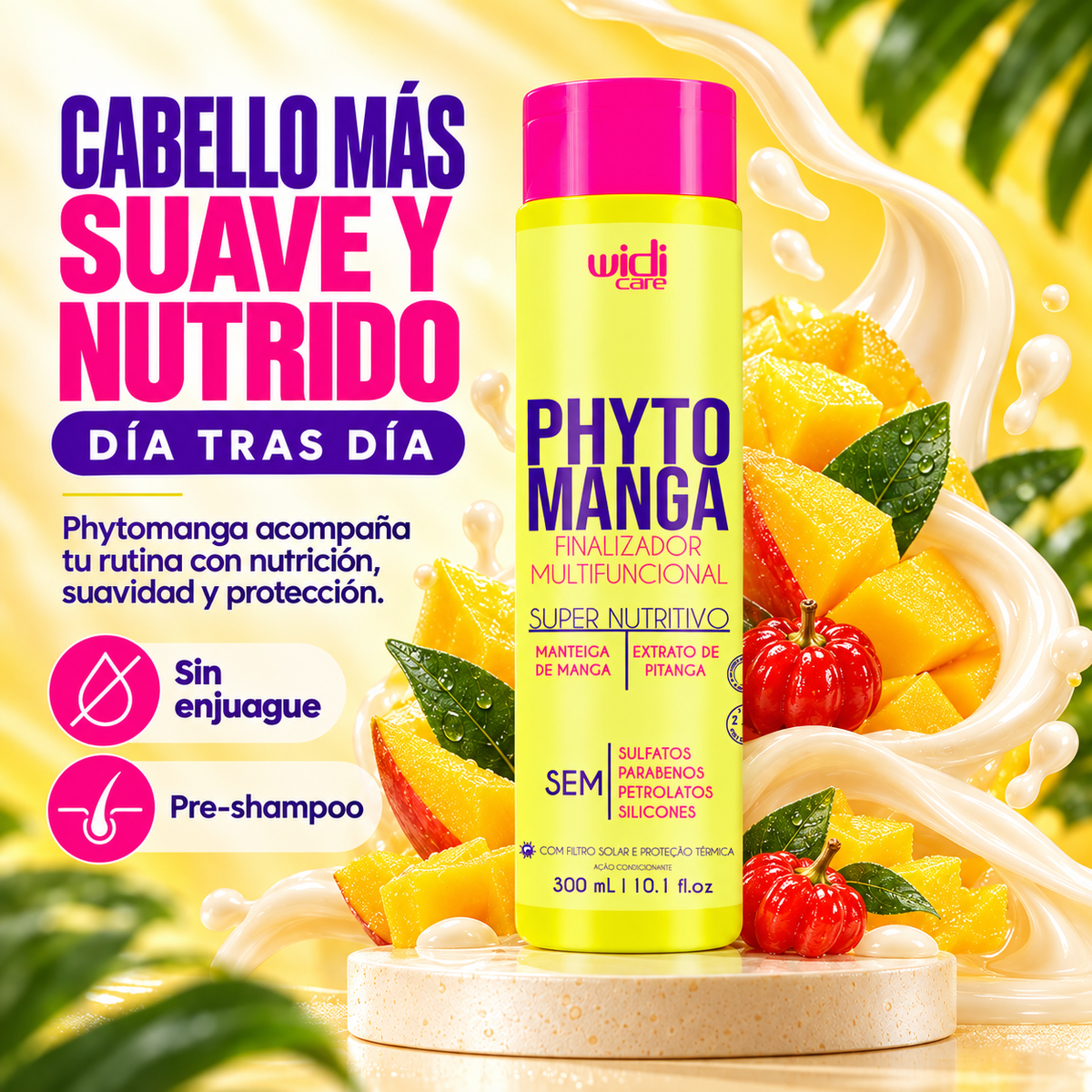 PhytoManga Finalizador Multifuncional Super Nutritivo 300 ml Marca Widi Care - Chile