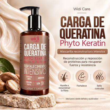 Phyto Keratin Mascarilla Reconstructora 250 ml Carga de Queratina Marca Widi Care - Chile