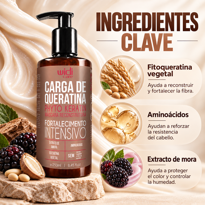 Phyto Keratin Mascarilla Reconstructora 250 ml Carga de Queratina Marca Widi Care - Chile