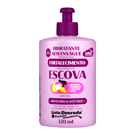 Crema de Peinar sin Enjuague Fortalecedor para Cabello Liso 320 ml