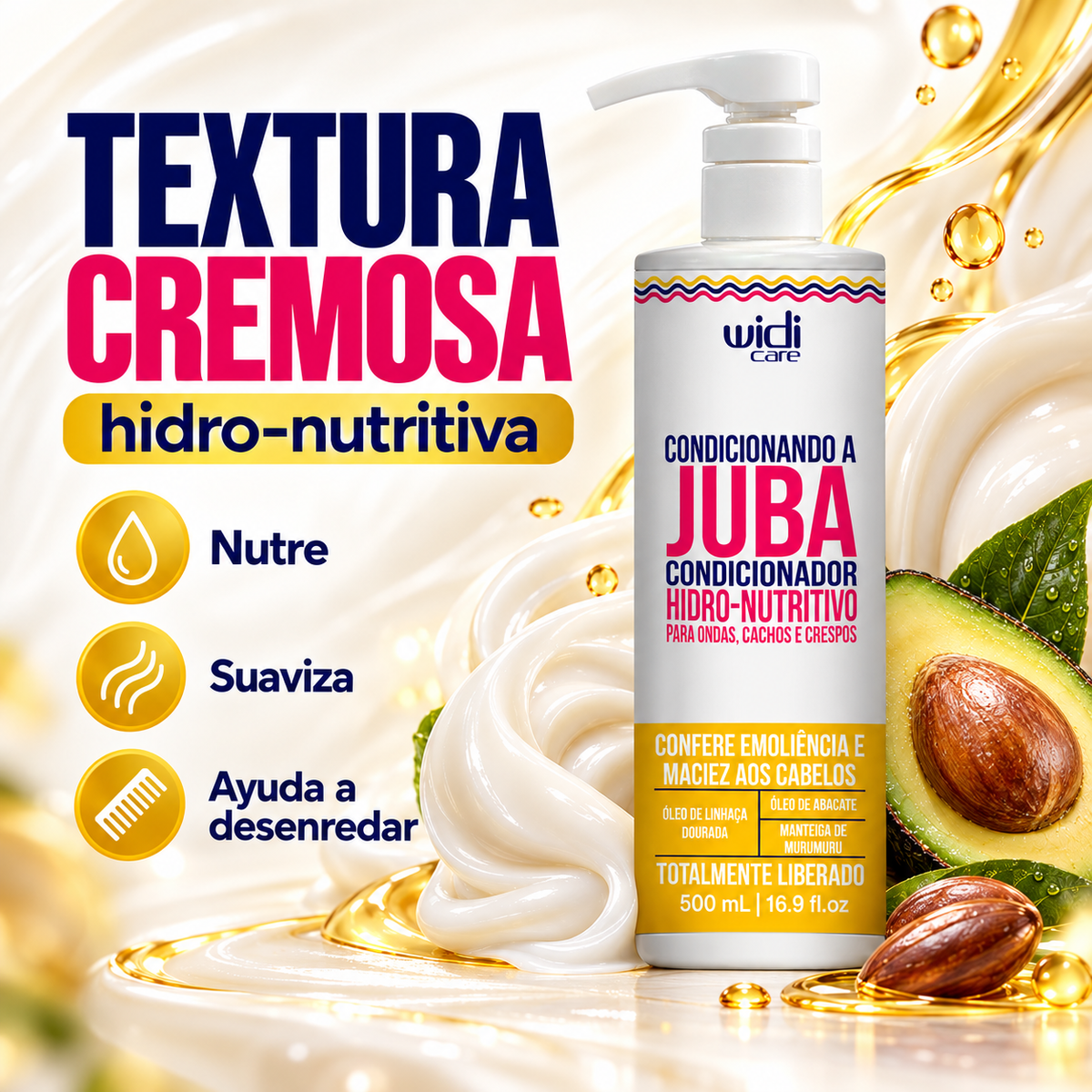 Juba Acondicionador Hidronutritivo 500 ml Marca Widi Care - Chile