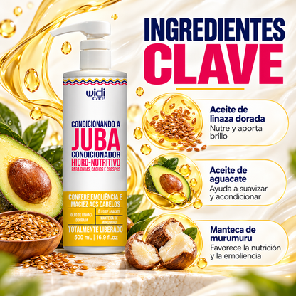 Juba Acondicionador Hidronutritivo 500 ml Marca Widi Care - Chile