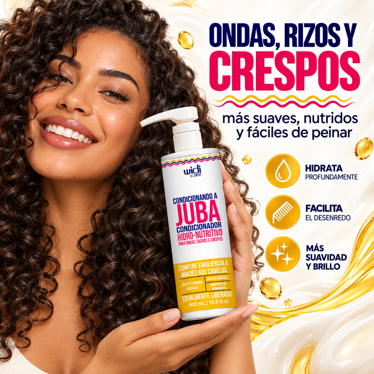 Juba Acondicionador Hidronutritivo 500 ml Marca Widi Care - Chile