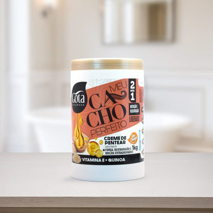 Meu Cacho Perfeito Vitamina E y Quinoa - Crema De Peinar 1 kg