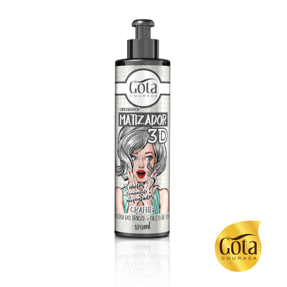 Acondicionador Matizador 3D Grafito 120 ml Marca Gota Dorada - Chile