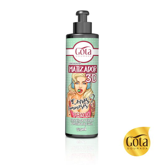 Acondicionador Matizador 3D Rubio Ceniza 120 ml Marca Gota Dorada - Chile