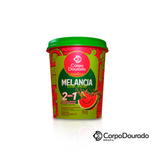 Melancia (Sandía) 1 kg – Mascarilla Capilar 2 en 1 Marca Corpo Dourado - Chile