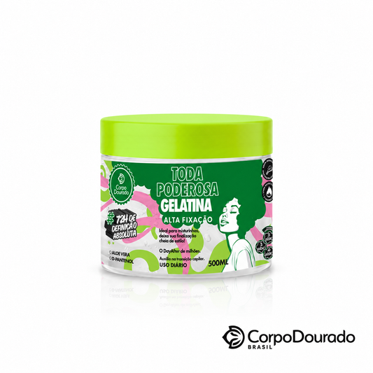 corpo dourado toda poderosa gel 500 ml