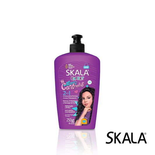 Crema de peinar 2 en 1 Mais Cachinhos Kids 250grs Marca Skala - Chile