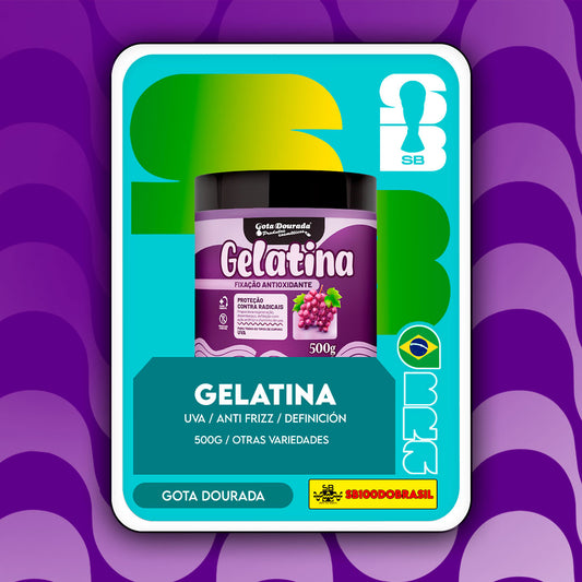 Gelatina uva gota dourada definicion antifrizz