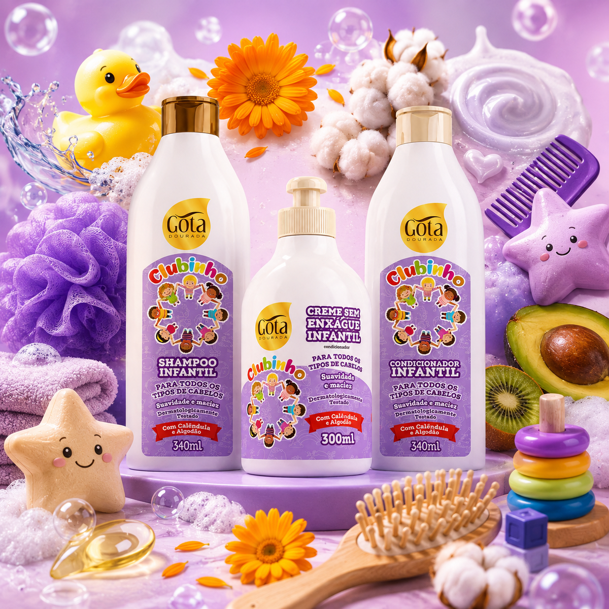 Kit Club niño Suavidad - 980 ml Marca Gota Dorada - Chile