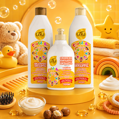 Kit club niño rizos 980 ml Marca Gota Dorada - Chile