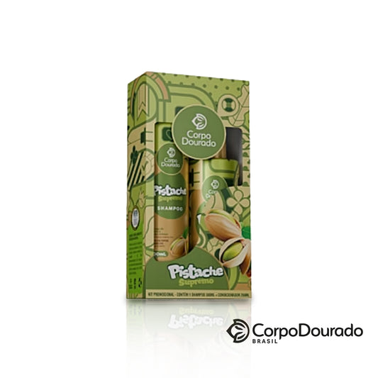 Pistache Supremo – Kit Capilar Shampoo + Acondicionador