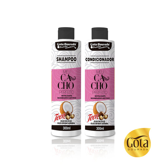 Kit Shampoo Mis Rizos Perfecto Aceite Coco y Macadamia  300 ml
