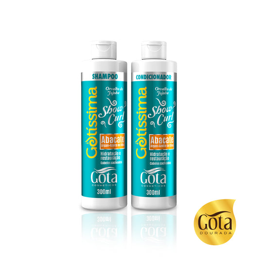 Kit Gotissima Show Curl – Shampoo y Acondicionador 300 ml Marca Gota Dorada - Chile