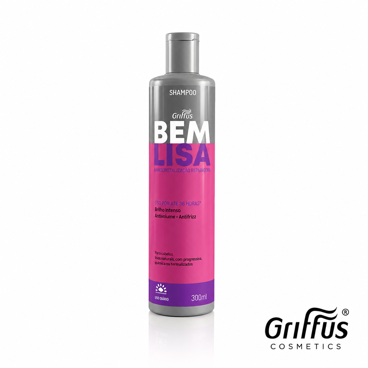 Griffus Shampoo Bem Lisa 300 ml Marca Griffus Tienda SB100DOBRASIL Chile