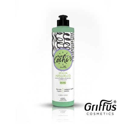 amo cachos gelatina modeladora rizos griffus activa y los rizos con filtro solar vegano con colageno vegetal y aloe