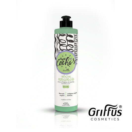 amo cachos gelatina modeladora rizos griffus activa y los rizos con filtro solar vegano con colageno vegetal y aloe