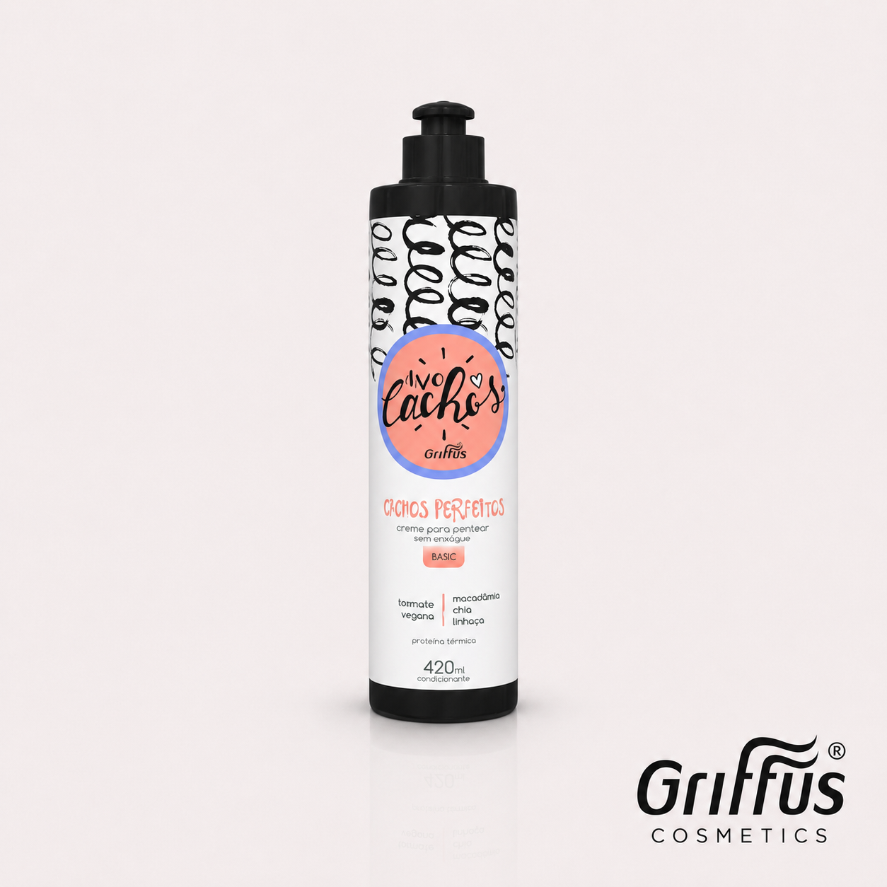 Griffus Crema para Peinar Cachos Perfectos 420 g Marca Griffus Tienda SB100DOBRASIL Chile