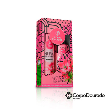 Rosa Mosqueta – Kit Capilar Shampoo + Acondicionador Marca Corpo Dourado - Chile