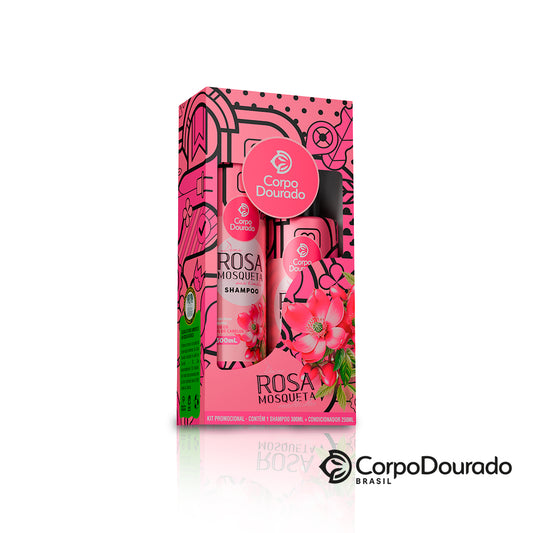 Rosa Mosqueta – Kit Capilar Shampoo + Acondicionador
