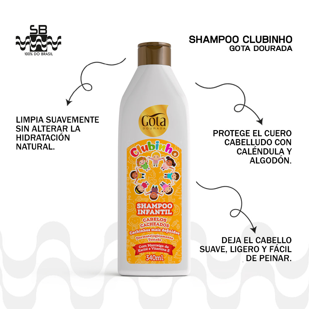 Kit club niño rizos 980 ml
