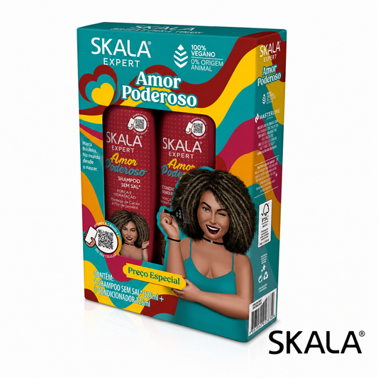 Skala Kit Shampoo/Acondicionador Amor Poderoso – 650 ml Marca Skala Tienda SB100DOBRASIL Chile