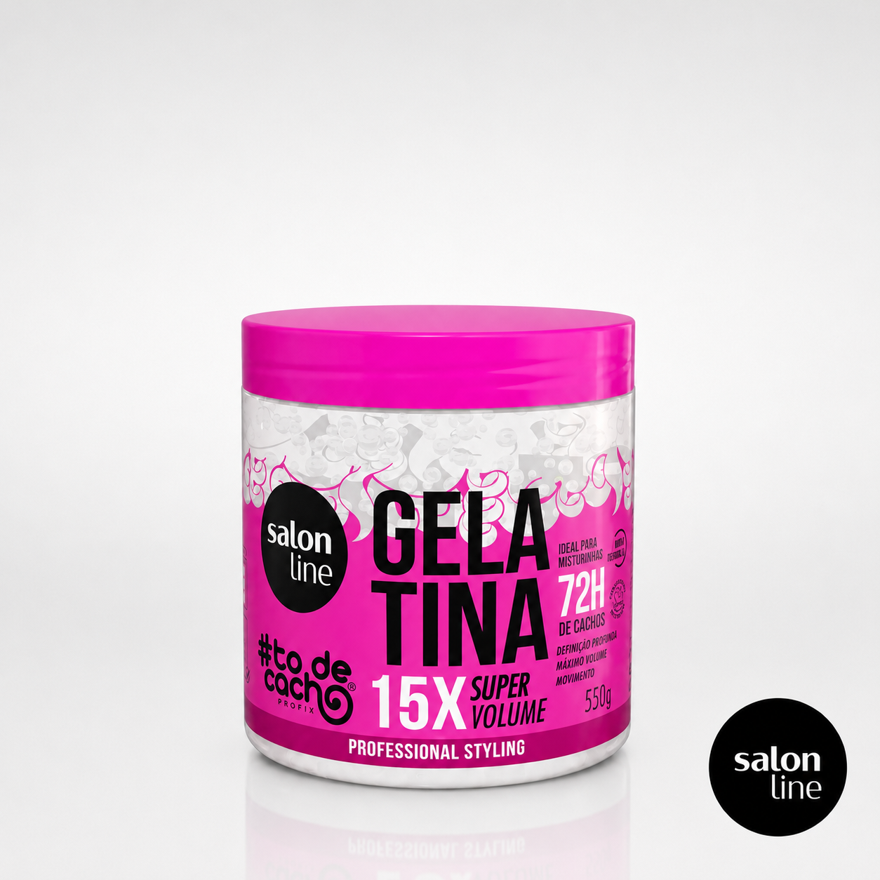 Todecacho Gelatina Súper Volumen 550 g Marca Salon Line Tienda SB100DOBRASIL Chile