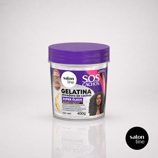 SOS Gelatina Súper Óleos 400 g Marca Salon Line Tienda SB100DOBRASIL Chile