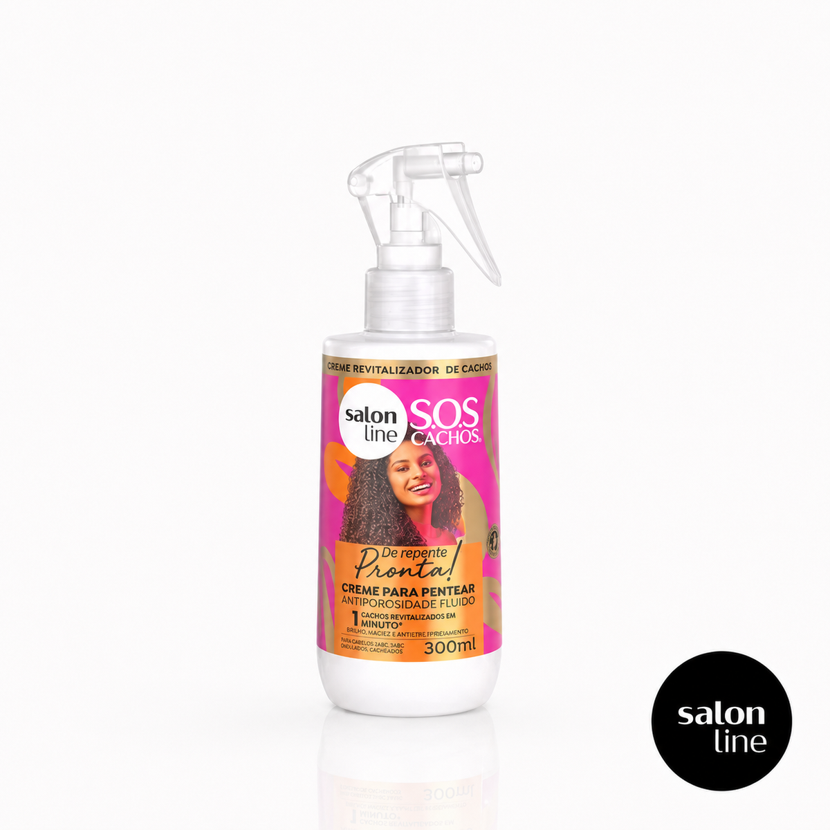 SOS Crema de Peinar Antiporosidades Fluido 300 ml Marca Salon Line Tienda SB100DOBRASIL Chile