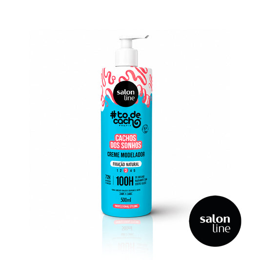 Todecacho Crema Modeladora Cachos Dos Sonhos Fix Natural 500 ml