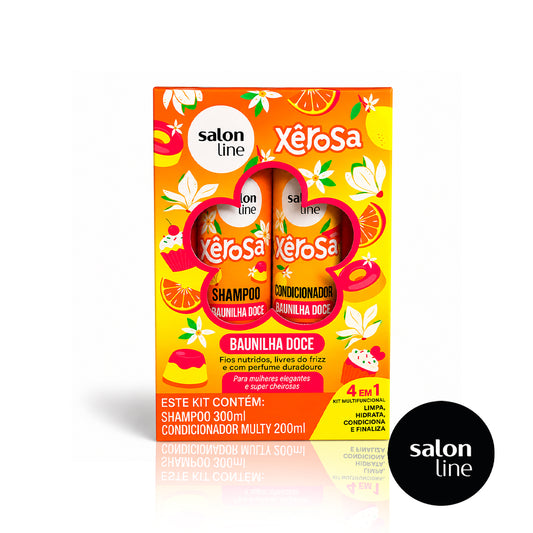 Xerosa Kit Shampoo 300 ml + Acondicionador 200 ml Baunilha