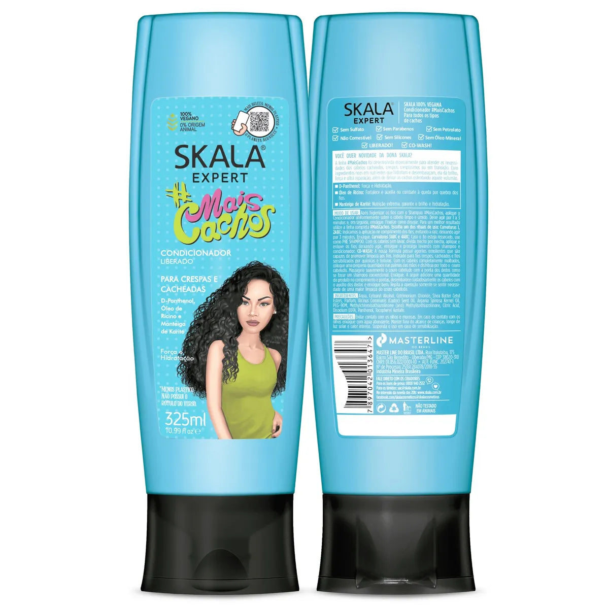 Mais Cachos 650 ml – Kit Shampoo + Acondicionador