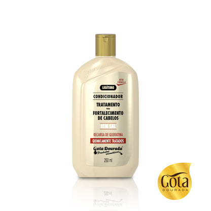 Acondicionador Fortalecedor Cabello Tratado Químicamente 430ml Marca Gota Dorada - Chile