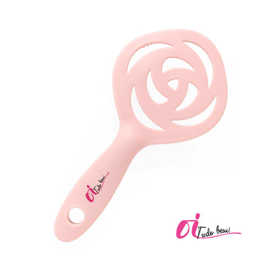 Cepillo Masajeador Volumizador forma de Rosa