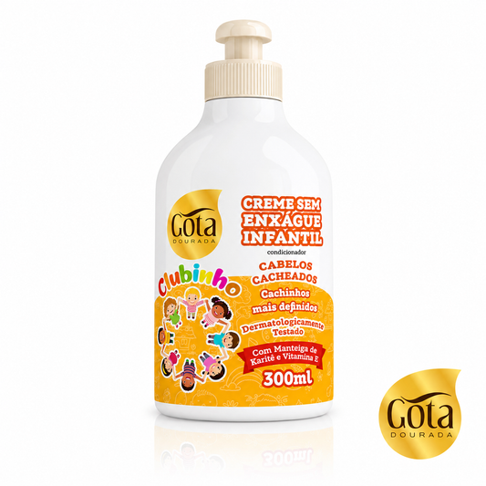 crema de peinar infantil gota dourada club niño rizos