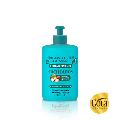 Crema de Peinar sin Enjuague Fortalecedor Rizos 320 ml Marca Gota Dorada - Chile