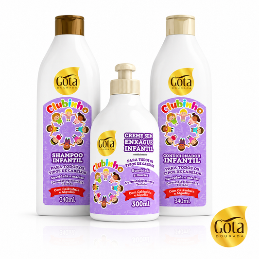 kit infantil suavidad todo tipo cabello
