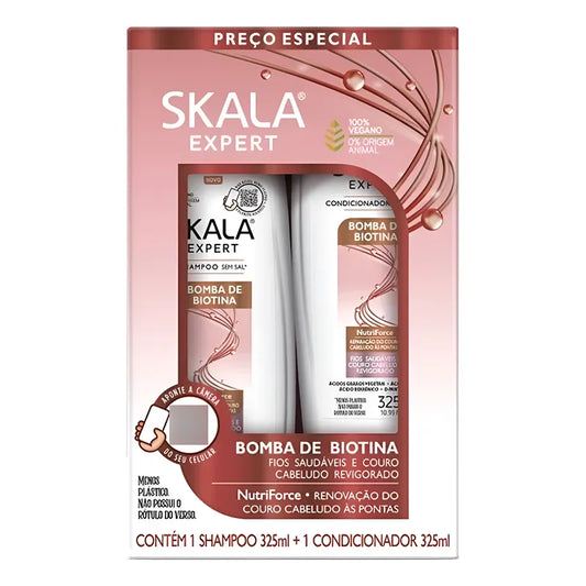 Bomba de Biotina 650 ml – Kit Shampoo + Acondicionador